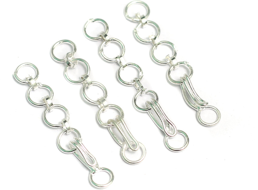 Silver necklace extension new arrivals