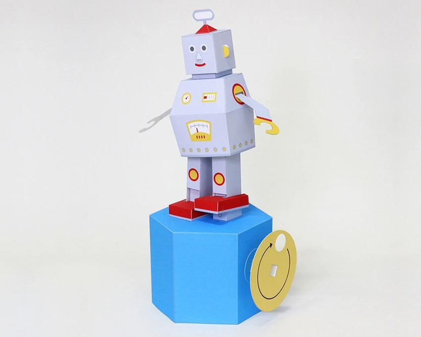 The Walking Robot Karakuri Workshop Making Paper Toys That