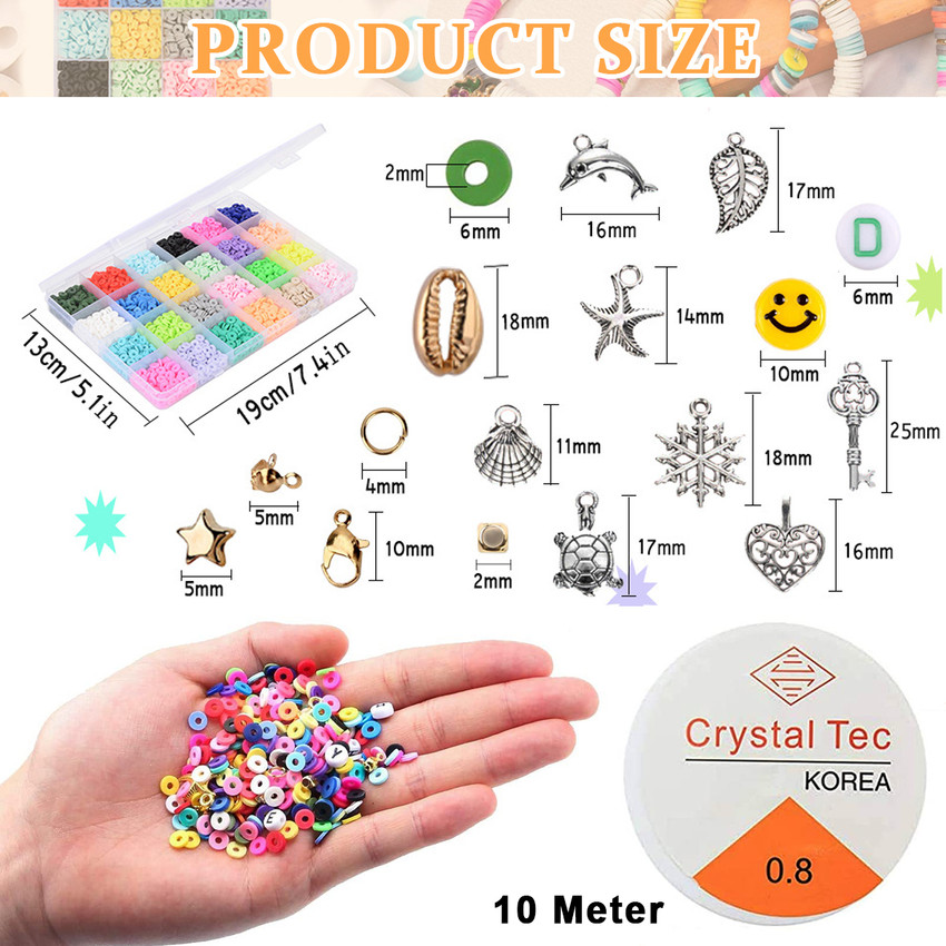 PATPAT Clay Beads for Jewellery Making 3950pcs 24 Colors Clay Beads Bracelet Kit Clay Beads for Jewellery Making 3950pcs 24 Colors Clay Beads Bracelet Kit shop for PATPAT products in India. Flipkart.c...