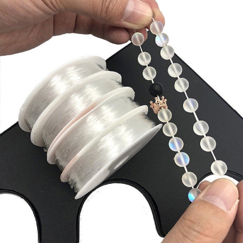 Weariton 0.7 mm Elastic Rope Cord String for Bracelet / Jewellery