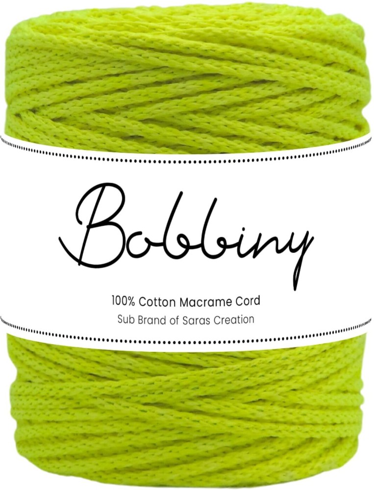 Bobbiny 5MM 20 Meter Knitted Macrame Silky Polyester Cord Dori Thread for  Macrame DIY - 5MM 20 Meter Knitted Macrame Silky Polyester Cord Dori Thread  for Macrame DIY . shop for Bobbiny