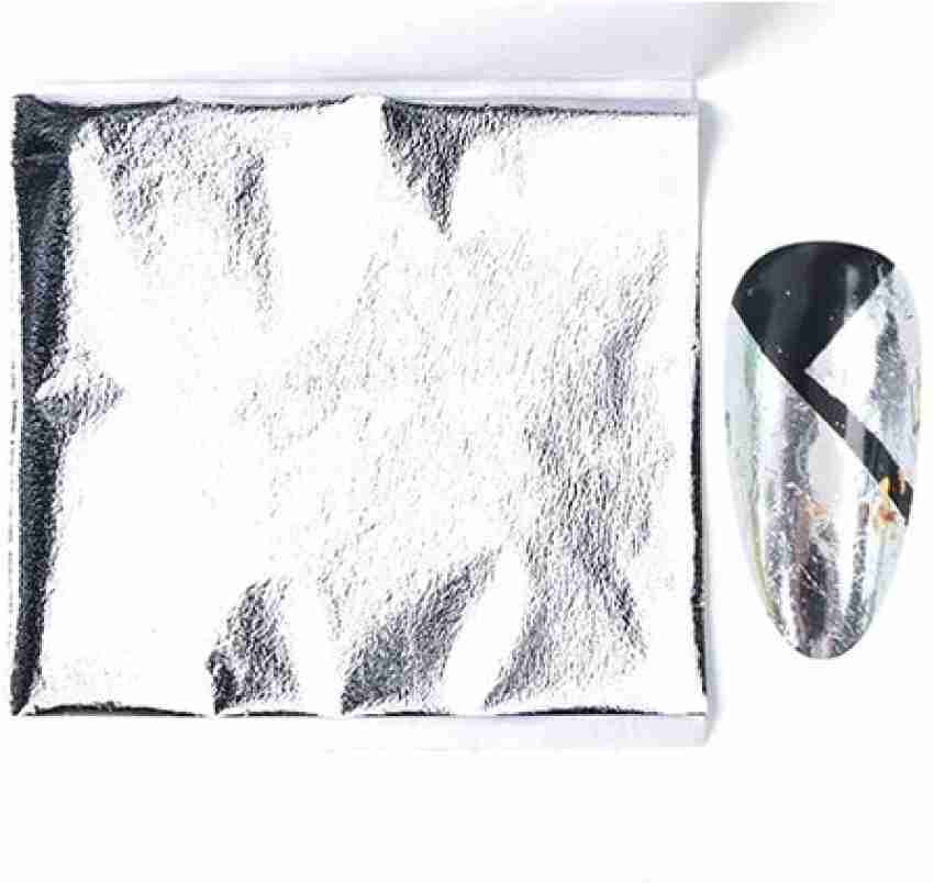 Buy Silver Leaf Foil Paper Sheets for Crafts, Resin, Scrapbooking, Gilding,  Framing, Silver Leaf Foil Sheets, Nail Art, Thin Foil Sheets, Craft Online  in India 