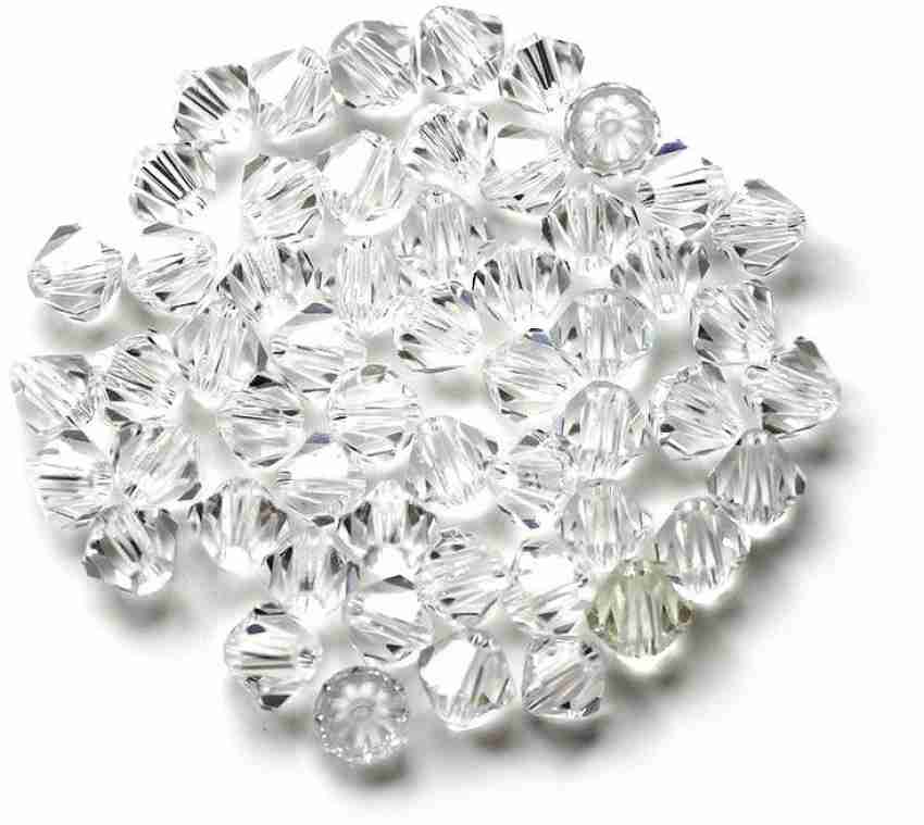 JPM Beads Clear White 500/Pcs Bulk Lot Wholesale 4MM GLASS BEADS - Clear  White 500/Pcs Bulk Lot Wholesale 4MM GLASS BEADS . shop for JPM Beads  products in India.