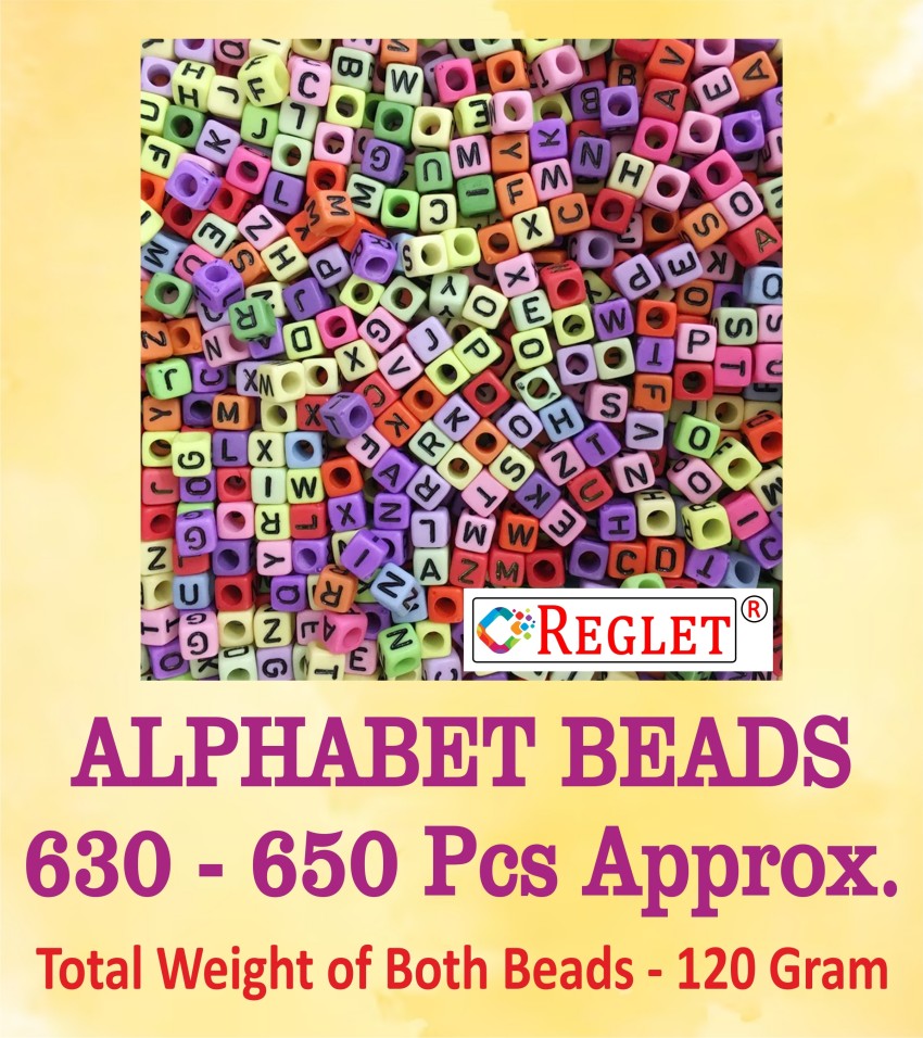 FZIIVQU 1400pcs Alphabet Letter Bracelet Beads Kit India