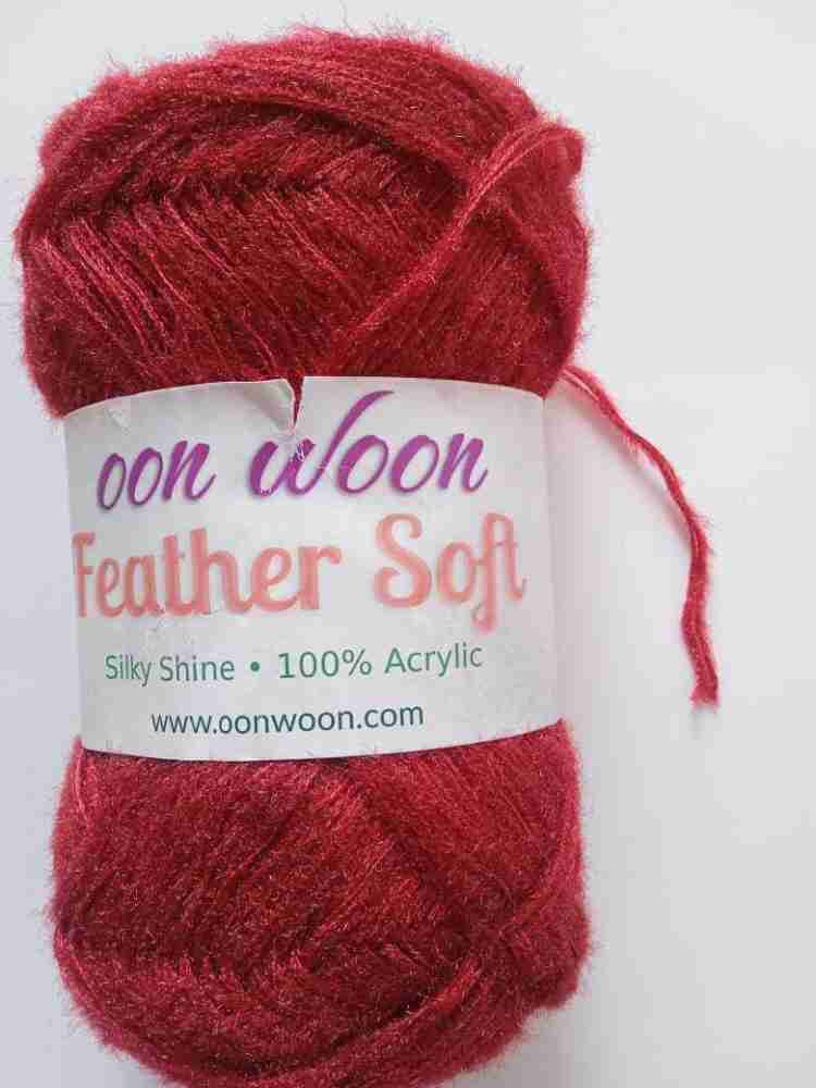 Oon Woon Feather Soft Knitting Yarn Wool for Knitting, Hand Knitting Art  Craft - Feather Soft Knitting Yarn Wool for Knitting, Hand Knitting Art  Craft . shop for Oon Woon products in