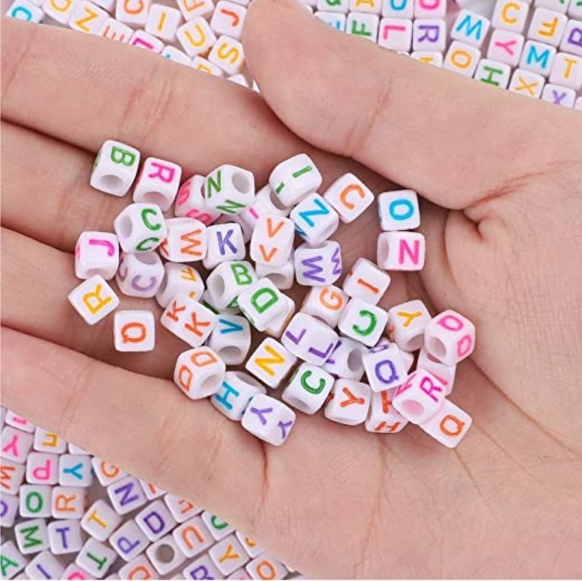 12mm Silicone Letter Beads Square Silicone teething Beads Charactered with  Alphabet Star Heart