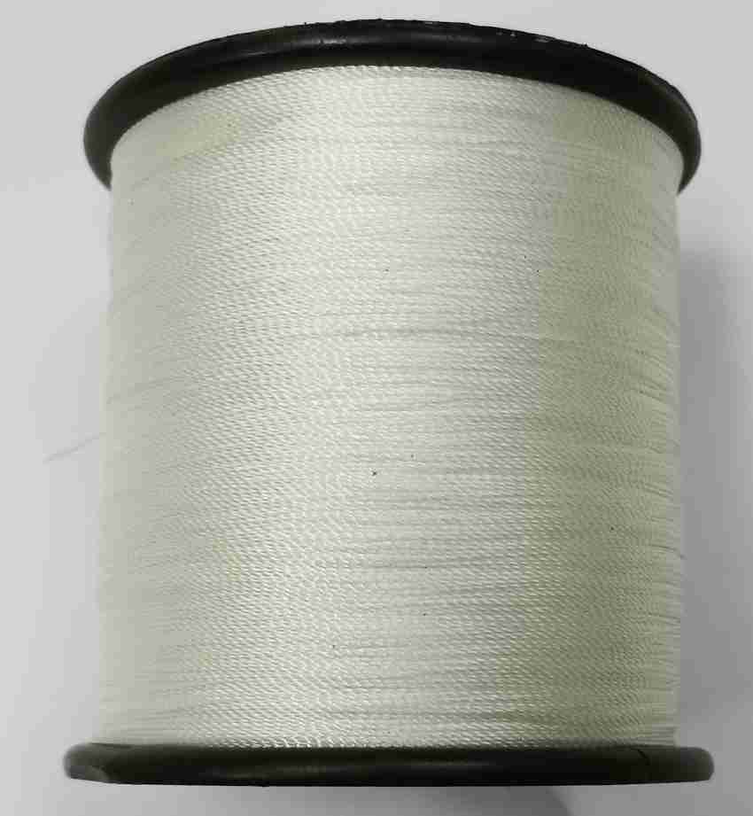 Beadsnpearls Nylon Thread for Beads ,Jewellery Making (White) 2