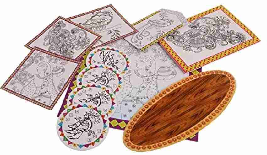 SAGAR Madhubani Art, Madhubani Painting Set, Art Kit for Kids