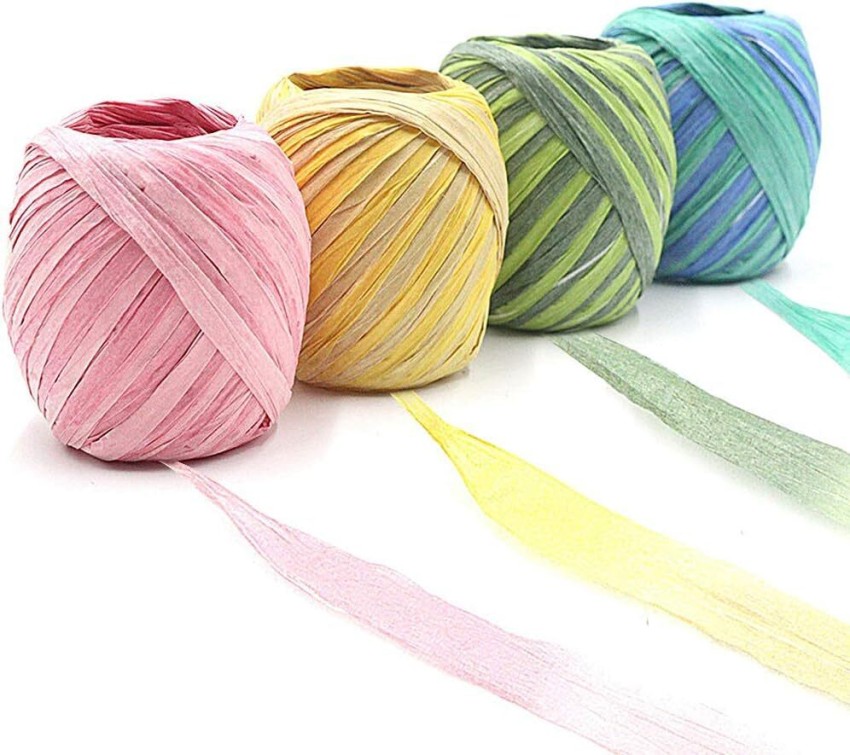 PRANSUNITA Raffia Twine Yarn Eco Friendly Paper String Rope for Hand  Knitting - Raffia Twine Yarn Eco Friendly Paper String Rope for Hand  Knitting . Buy Raffia Twine Yarn Eco Friendly Paper