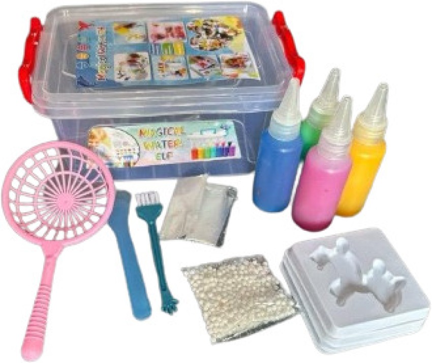 DIY Aqua Fairy Kit Toys for Kid Girls Magic Water Elf Kids 3D Handmade Kits Aqua  Fairy Gel Toy