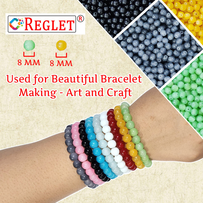 REGLET 210 Pcs Jelly Glass Beads for Jewellery Making Bracelet Necklace 150 Gram 210 Pcs Jelly Glass Beads for Jewellery Making Bracelet Necklace 150 Gram shop for REGLET products in India. Flipkart.c...