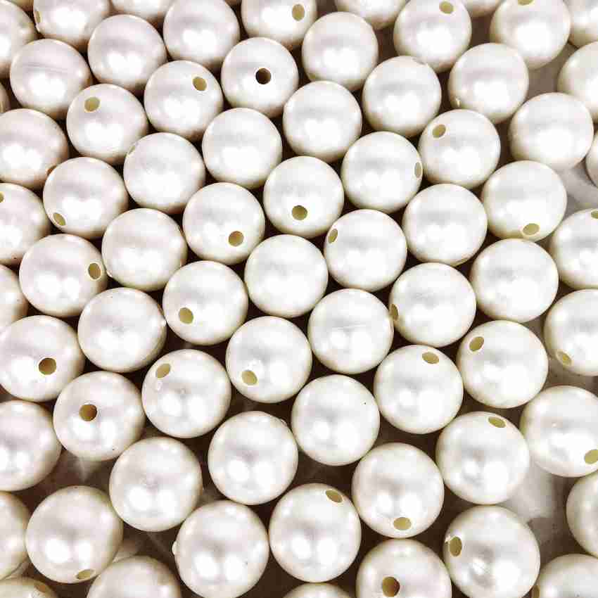 Utkarsh (Pack of 100 Gram) 6mm White Moti Ball Pearl Bead DIY Craft  Decoration Material - (Pack of 100 Gram) 6mm White Moti Ball Pearl Bead DIY  Craft Decoration Material . shop