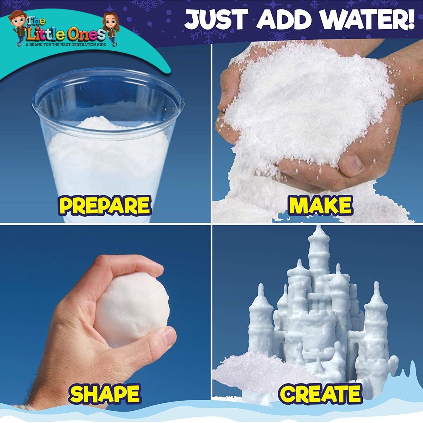 The Little Ones Fake Snow,Artifical Snow,Instant Snow Powder [Make