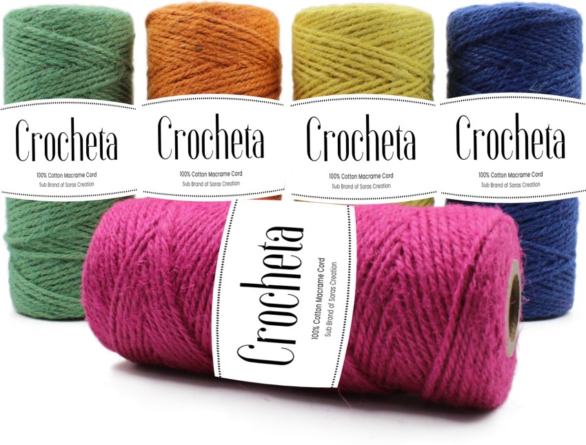 Multicolor Craft Jute Thread, Size: 50MTR, Quantity Per Pack: 12 at Rs  180/packet in Mira-Bhayandar