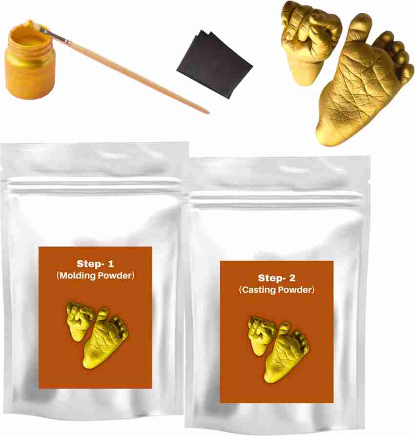Baby 3D Hand & Foot Print mold powder Plaster Casting Kit