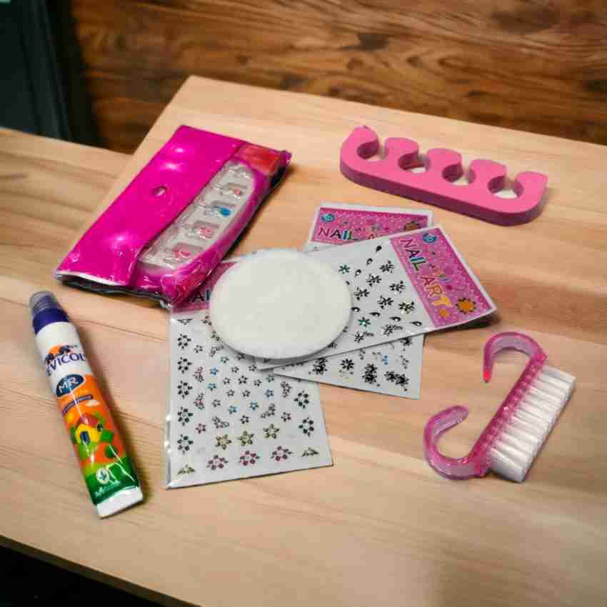 SARASI Nail Art Studio Kit For Girls Pretend Play Nail Make Up Game For  Girls Best For Birthday Best For Gift - Nail Art Studio Kit For Girls  Pretend Play Nail Make