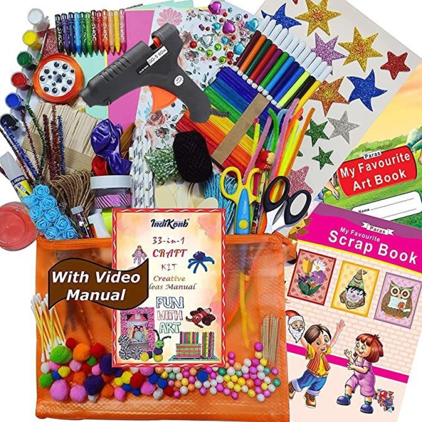 NIMNIK Art Case for Kids 9-12 - 150 pcs Art Kits India