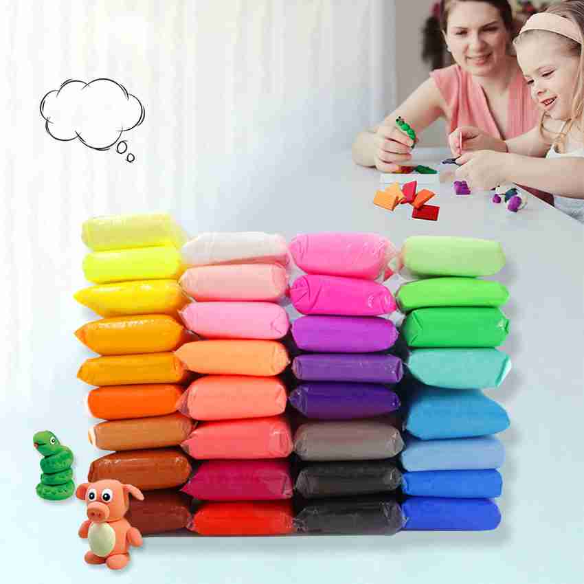 12/24/36 Colors Super Light Kids Air Dry Plasticine Modeling Clay Handmade  Educational 5D Toy For Children Gift