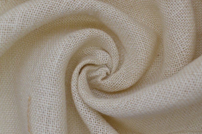 white jute fabric