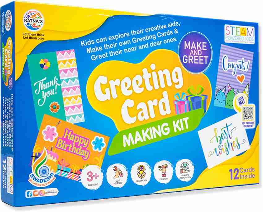 RATNA S Greeting Card Making Big Art Craft DIY Kit for Kids