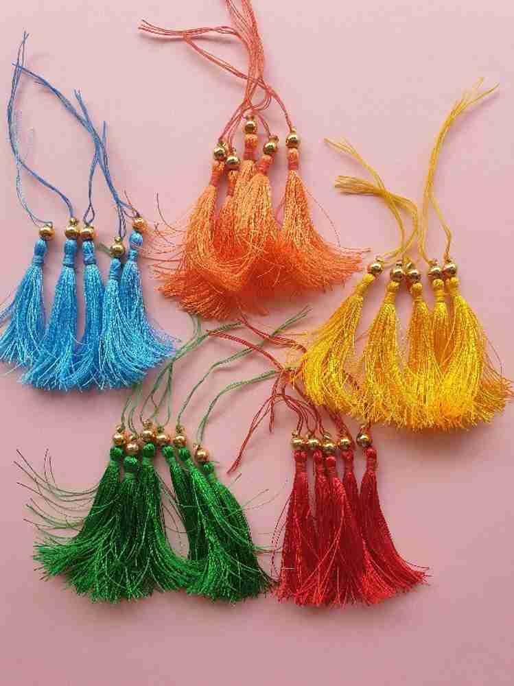 Silk thread sale tassel earrings price