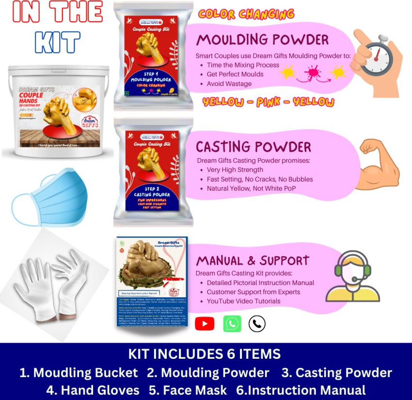Kraftify Hand Casting Kit-Couples