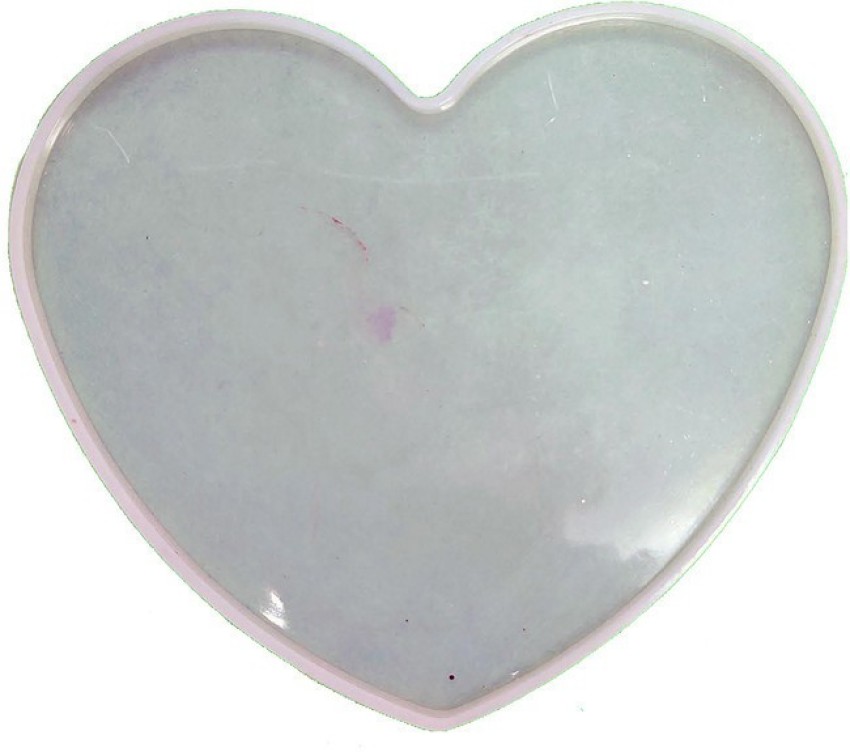 Small Heart Silicone Mold (6 Cavity) | Puffy Heart Mold | Flat Heart Mould  | Clear Mold for UV Resin | Kawaii Crafts