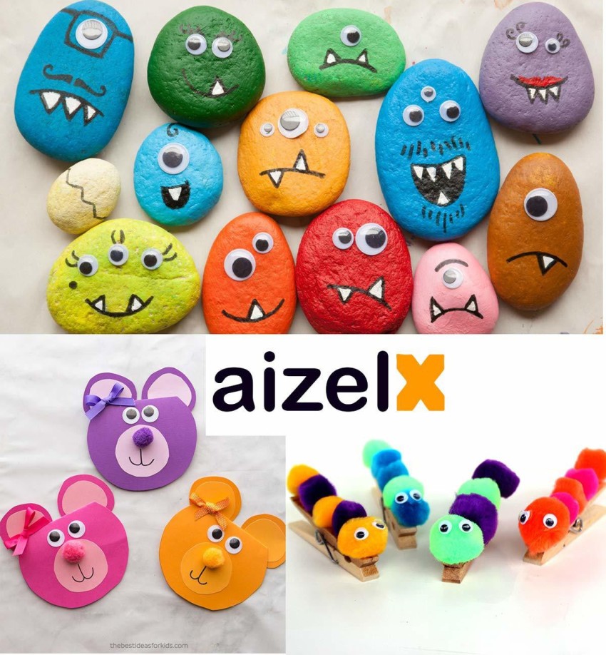 aizelX Craft Decoration items gift set for kids DIY Art Craft kit for Kids Craft  Art