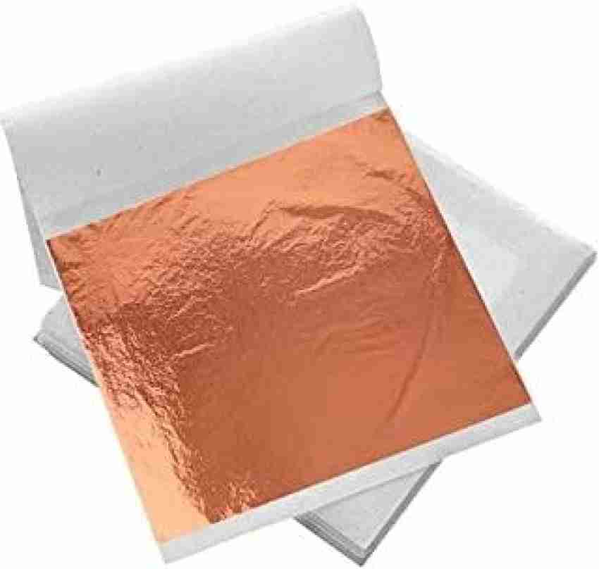 GGL Imitation Copper Leaf Sheets, 50 Sheets. - Imitation Copper Leaf Sheets,  50 Sheets. . shop for GGL products in India.