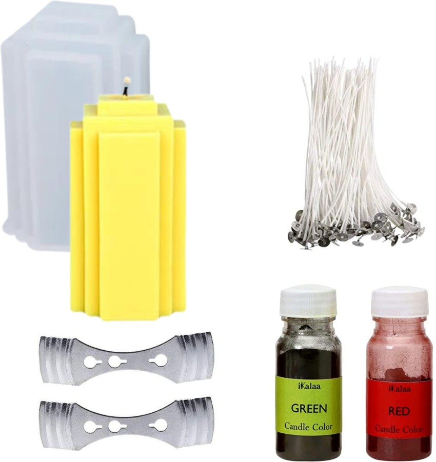 Candle Making KIT, Soy Wax, Melting Pot, Tin Containers, Wick Holder