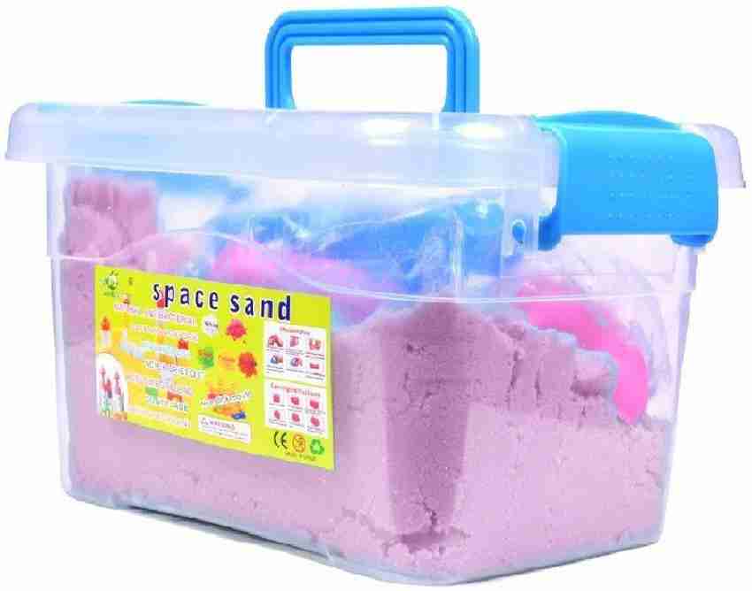 JANCOM Sand Activity Play Set Natural Kinetic Sand Kit for Kids Activity Toys Craft Art Soft Sand Clay Toys for Kids Boys Girls with Mould Toys