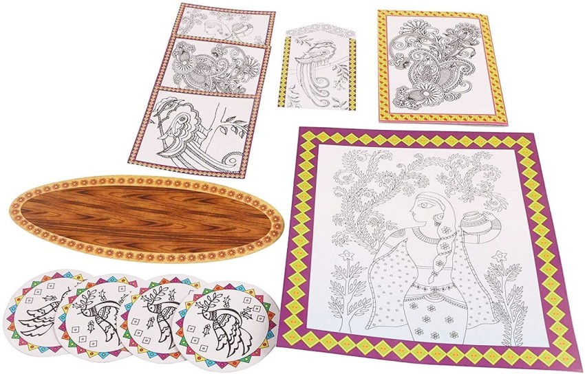 Mayatra's Madhubani Art Kit For Kids, Age 6