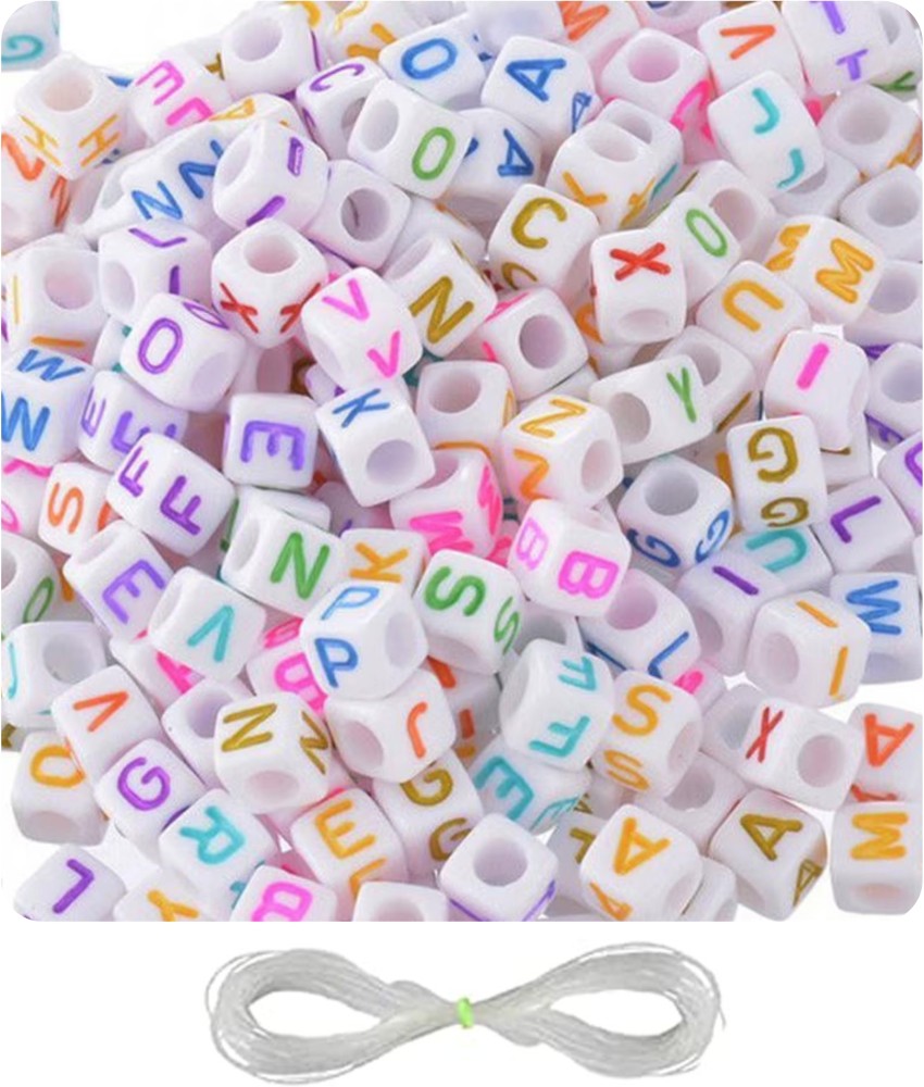 REGLET 650 Square Letter Beads & 65 Emojis for Craft Kit, Bracelet Necklace  making Kit - 650 Square Letter Beads & 65 Emojis for Craft Kit, Bracelet  Necklace making Kit . Buy
