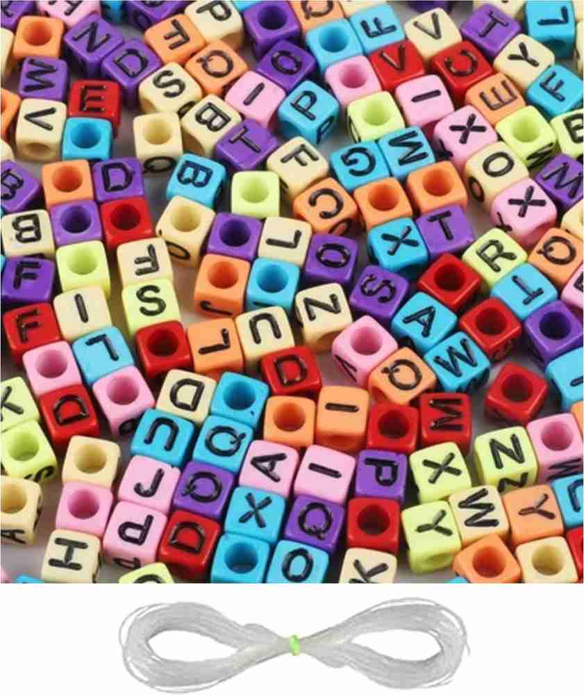 Square letter beads discount