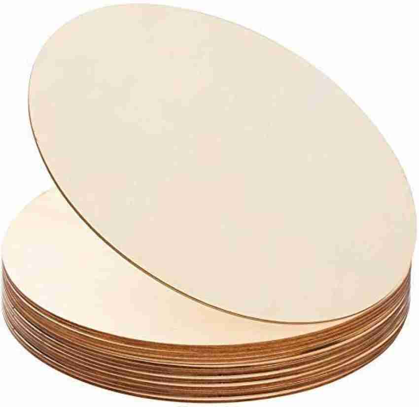 450 Pieces Unfinished Wood Slices Round Wooden Disc Circles Wooden Circles  for Crafts Wood Cutouts Christmas Ornaments for Craft and Decoration, 5