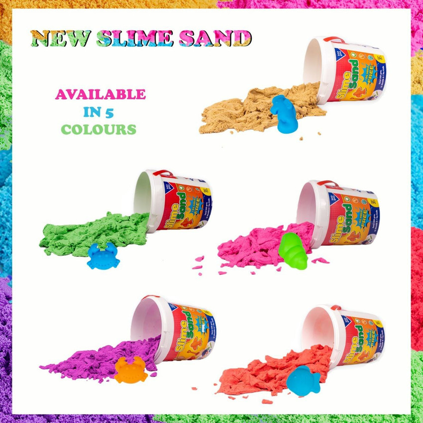 zokato Slime Sand Green Colour 500 GMS with Moulds for Kids Kinetic Sand Kit Soft Slime Sand Green Colour 500 GMS with Moulds for Kids Kinetic Sand Kit Soft Buy
