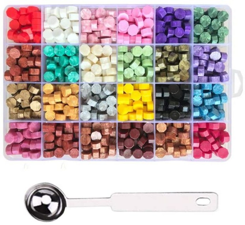 100/300 Pcs Sealing Wax Beads 5 Colors Option For Wax Seal Stamp