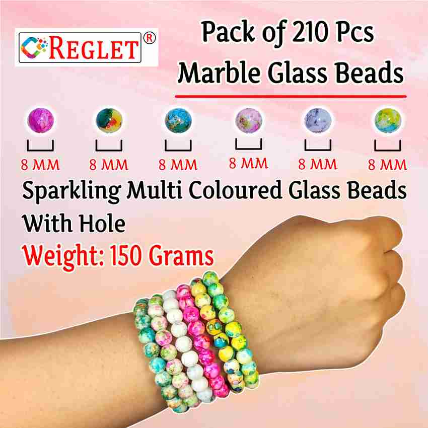 REGLET 210 Pcs Glass Marble Beads for Necklace Bracelet Art Craft 150 Gram 210 Pcs Glass Marble Beads for Necklace Bracelet Art Craft 150 Gram shop for REGLET products in India. Flipkart