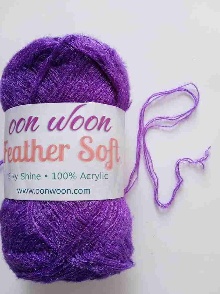 Feather knitting yarn hotsell
