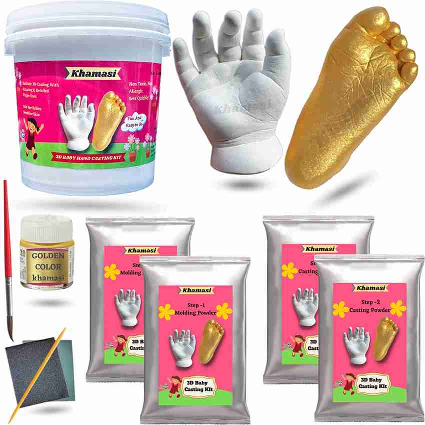 Khamasi 1 Hand 1 Foot Casting kit special Birthday Gift Newborn
