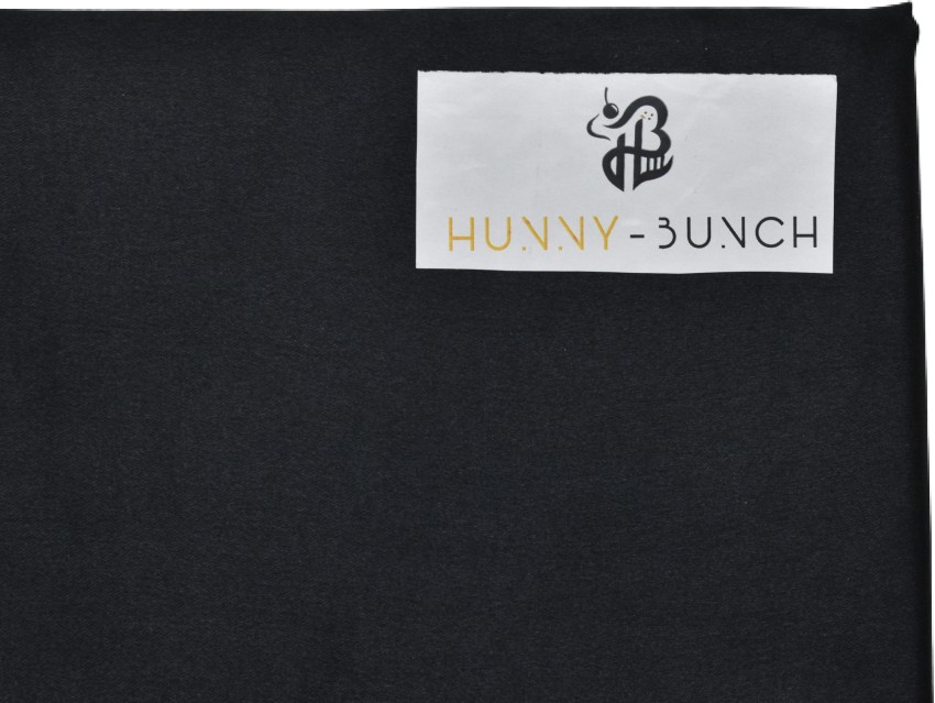 Hunny - Bunch Silky & Shiny Ultra Satin (Black) Plain Dress Fabric Size:  44inch; 2 Meters - Silky & Shiny Ultra Satin (Black) Plain Dress Fabric  Size: 44inch; 2 Meters . shop