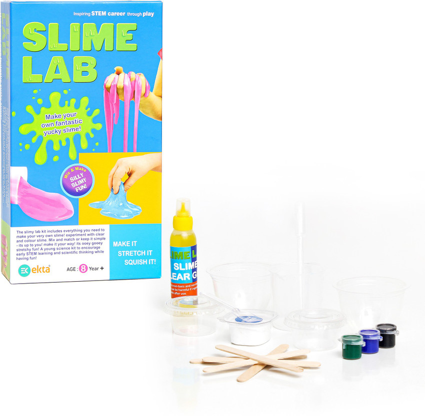 Ekta 3 in 1 Slime Making Kit for Kids, Do It Yourself Activity Kit