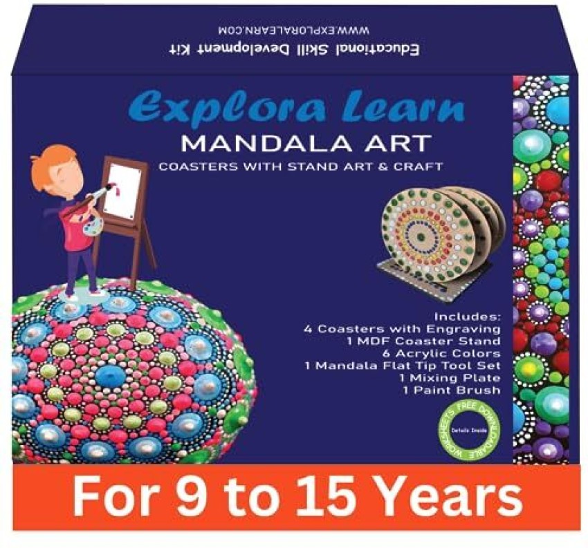 RATNA'S Mandala art A perfect Coloring kit for all ages (1069) - Mandala art  A perfect Coloring kit for all ages (1069) . shop for RATNA'S products in  India.