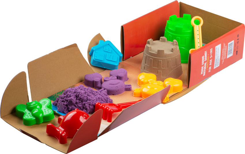 Appster 2kg Fun Sand with 7 Big Moulds for Kids Kinetic Sand Smooth Reusable Magic Clay 2kg Fun Sand with 7 Big Moulds for Kids Kinetic Sand Smooth Reusable Magic Clay