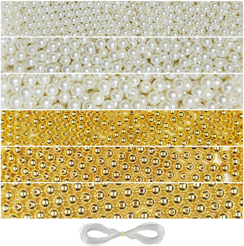 Beadsnpearls Mix Nylon Plastic Non Elastic Beading Cords For