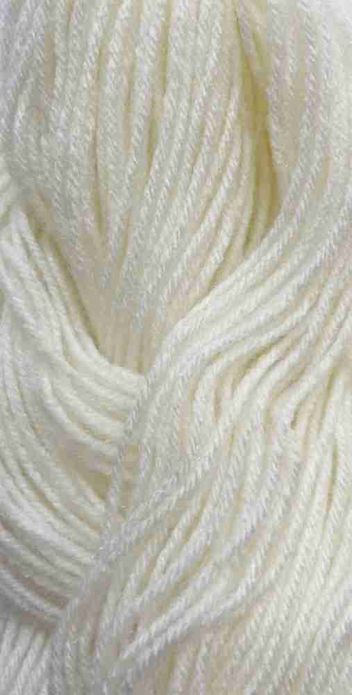 devki knitting yarn 100% ACRYLIC YARN. IVORY AND BLACK COLOR MIX