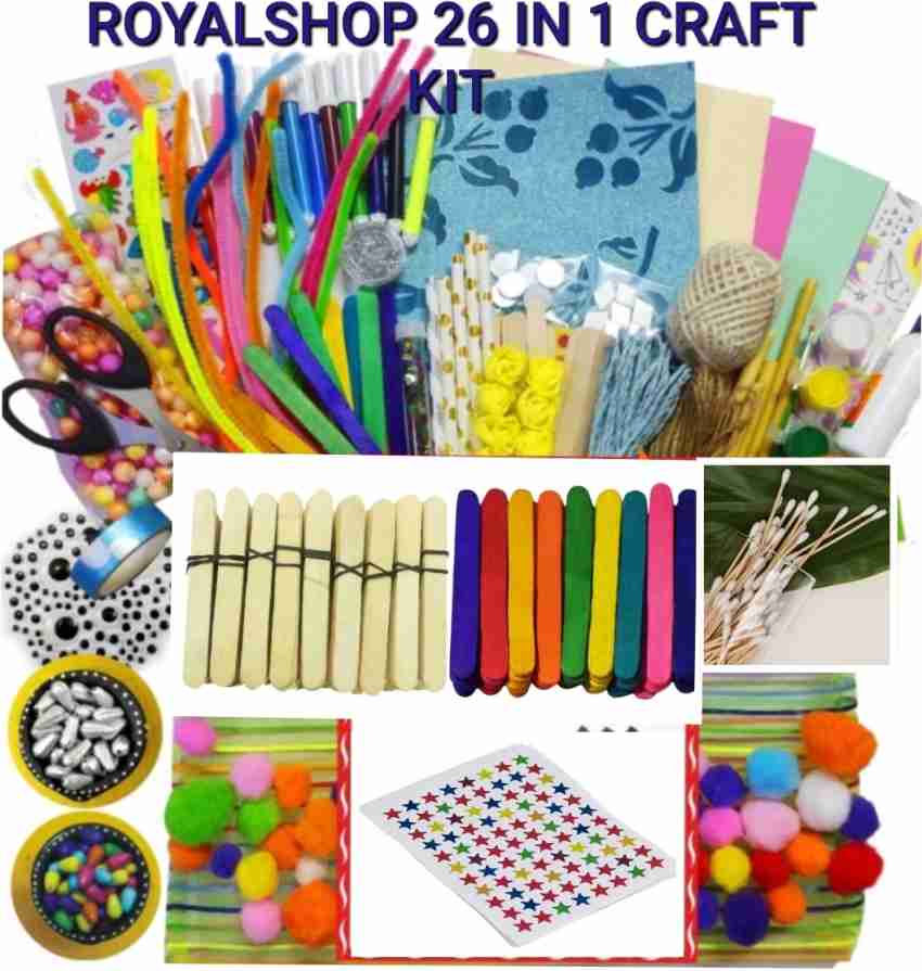 ROYALSHOP JUMBO CRAFT ITEMS FOR KIDS / CRAFT KIT FOR GIRLS & BOYS