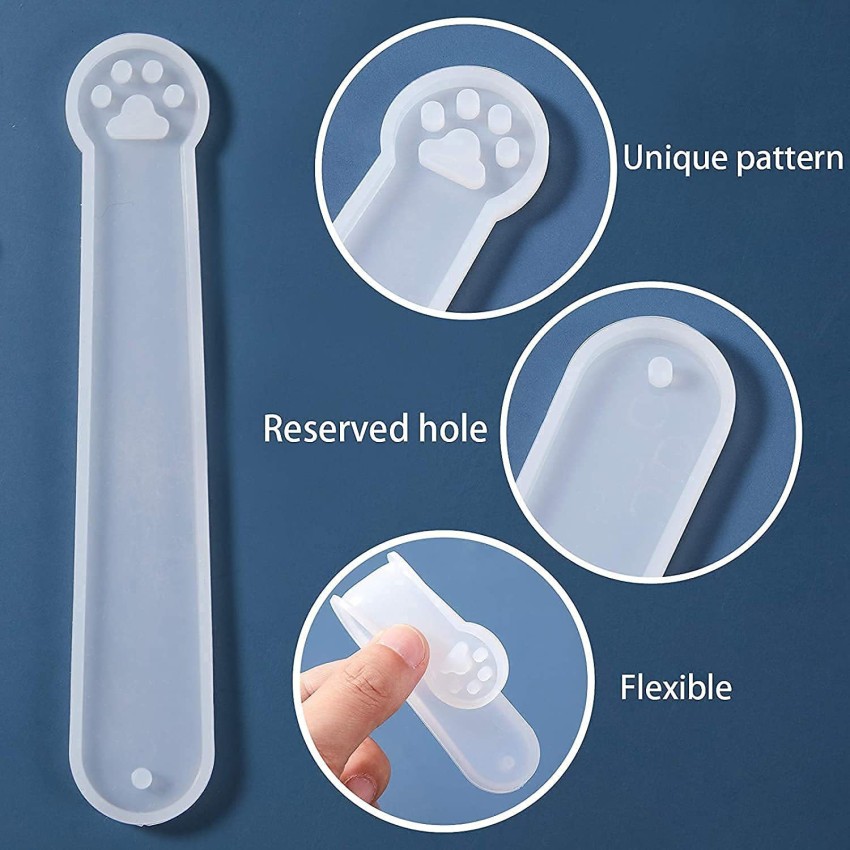 URBAN BOX Silicone DIY Bookmark molds for Resin Casting,Animal