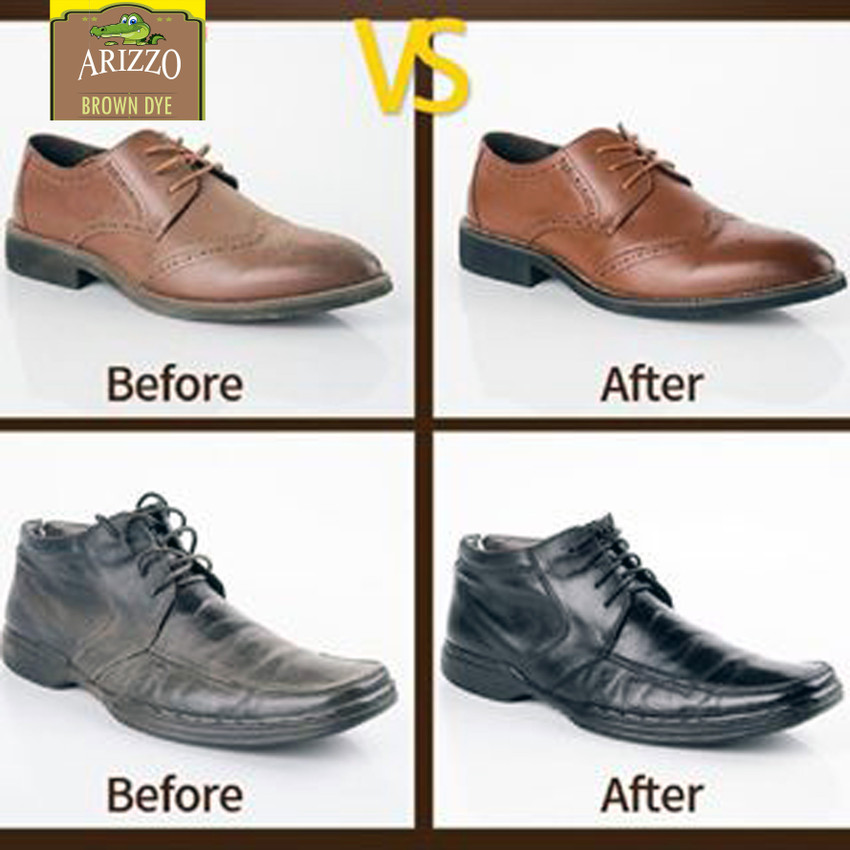 Tan leather shoe dye on sale