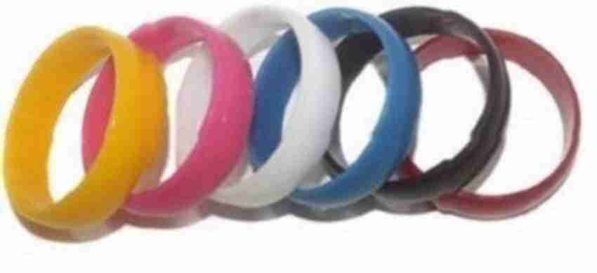 Plastic bangles for silk thread sale